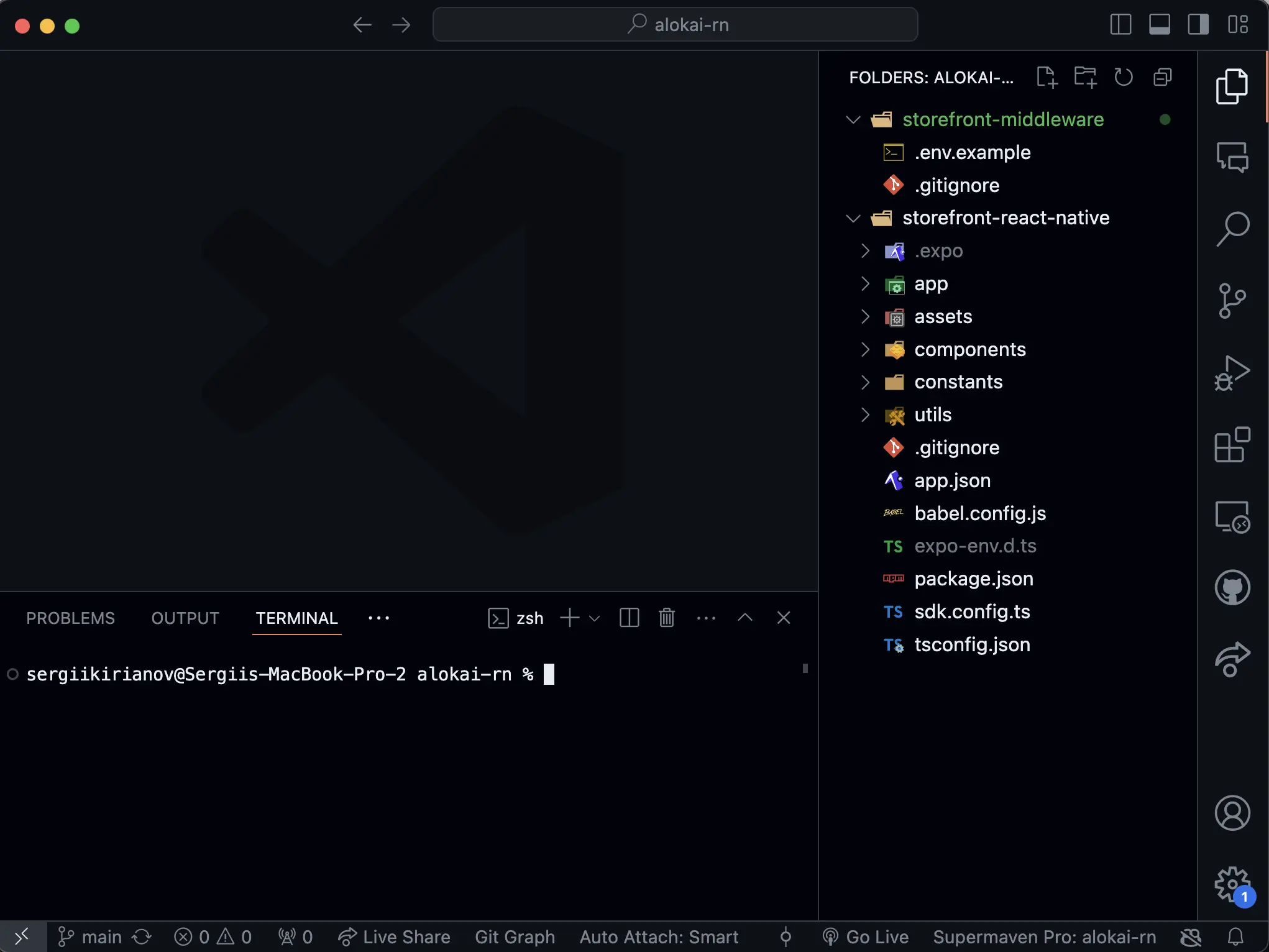 Alokai React Native Guide Project