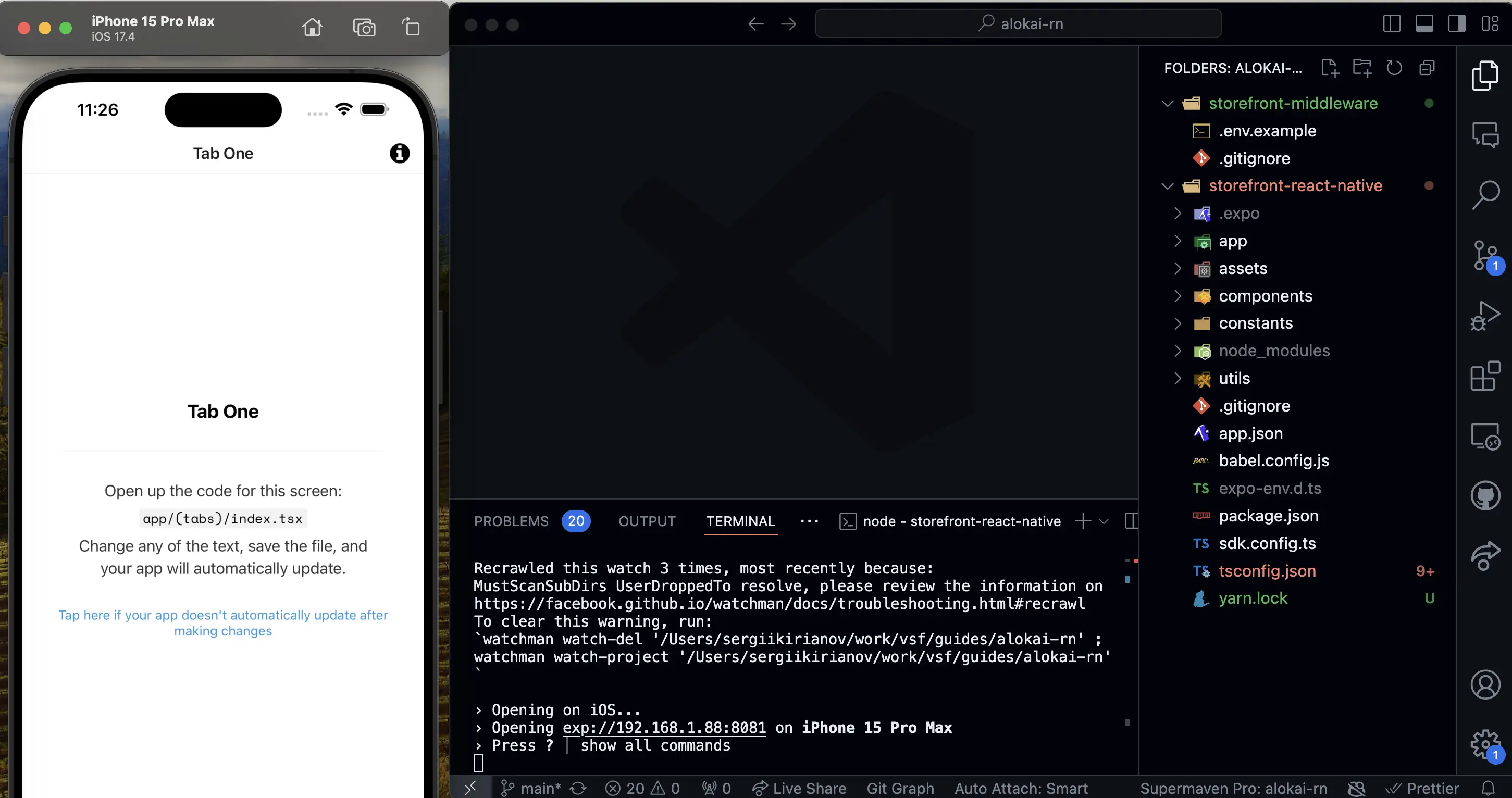 React Native Simulator